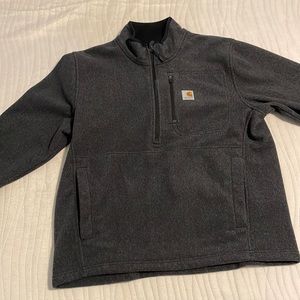 Carhartt Mens quarter zip fleece sweatshirt